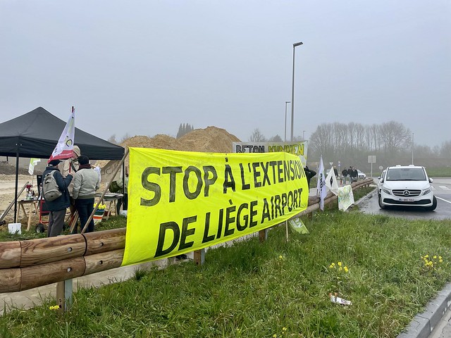 Manifestation contre l’extension de l’aéroport de Liège ce 16 avril pour la journée des luttes paysannes